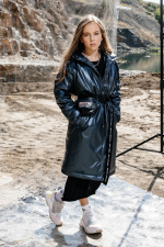 Пальто для девочки GnK С-728 превью фото